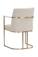 Antique Brass Framed Dining Armchair | Splendido Rayla | Oroa.com