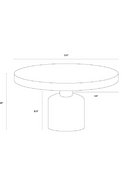 Gray Marble-Look Coffee Table | Splendido Elmira | Oroa.com