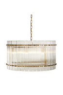 Clear Fluted Glass Chandelier | Splendido Kore | Oroa.com