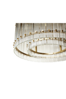 Clear Fluted Glass Chandelier | Splendido Kore | Oroa.com