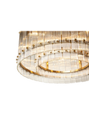 Clear Fluted Glass Chandelier | Splendido Kore | Oroa.com