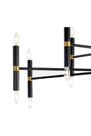 Black Tubes 16-Light Chandelier | Splendido Briggs | Oroa.com