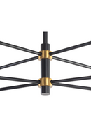 Black Tubes 16-Light Chandelier | Splendido Briggs | Oroa.com