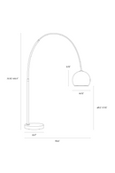 Arched Iron Floor Lamp | Splendido Vern | Oroa.com