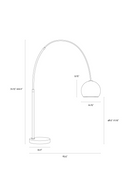 Arched Iron Floor Lamp | Splendido Vern | Oroa.com