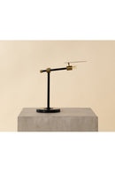Hospitality furniture - Black Disc Table Lamp - www.oroatrade.com
