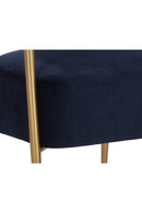 Antique Brass Legs Lounge Chair | Splendido Maestro | Oroa.com