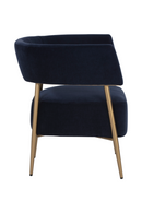 Antique Brass Legs Lounge Chair | Splendido Maestro | Oroa.com
