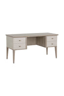 Cream Shagreen 4-Drawer Desk | Splendido Pattinson | Oroa.com