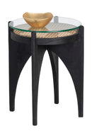 Black Wood Base End Table | Splendido Adora | Oroa.com