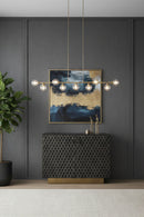 Black Iron Honeycomb Pattern Sideboard | Splendido Hive | Oroa.com