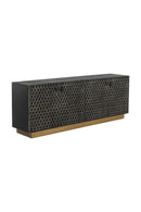 Black Iron Honeycomb Pattern Sideboard | Splendido Hive | Oroa.com