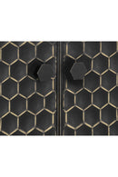Black Iron Honeycomb Pattern Sideboard | Splendido Hive | Oroa.com