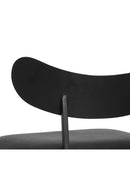 Black Sculpted Back Bar Stool | Splendido Gibbons | Oroa.com