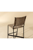 Weaved Suede Leather Counter Stool | Splendido Omari | Oroa.com