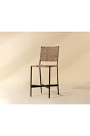 Weaved Suede Leather Counter Stool | Splendido Omari | Oroa.com