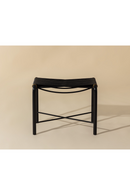 Black Leather Cord Stool | Splendido Riz | Oroa.com