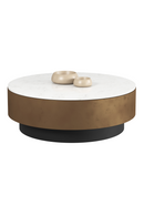 Round White Marble Coffee Table | Splendido Zelda | Oroa.com