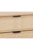 Black Oak Nightstand with Rattan Drawers | Splendido Avida | Oroa.com