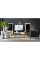 Cream Oak 4-Door Modular Cabinet | Splendido Ambrose | Oroatrade.com