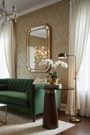 Black Glass Oval Side Table | Splendido Lamont | Oroa.com