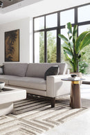 Black Glass Oval Side Table | Splendido Lamont | Oroa.com