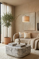 Square Marble-Inspired Coffee Table | Splendido Strut | Oroa.com