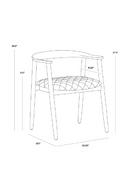 Weathered Oak Dining Armchair | Splendido Jeremy | Oroa.com