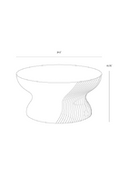 Swirl-Base Concrete Coffee Table | Splendido Cara | Oroa.com
