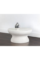 Swirl-Base Concrete Coffee Table | Splendido Cara | Oroa.com