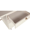 Cream Wooden 3-Drawer Desk | Splendido Celine | Oroa.com