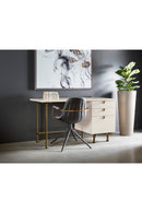 Cream Wooden 3-Drawer Desk | Splendido Celine | Oroa.com