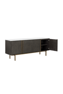 Weathered Oak 4-Door Sideboard | Splendido Briar | Oroa.com