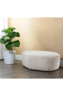Curved Upholstered Ottoman | Splendido Soraya | Oroa.com