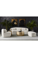 Curved Upholstered Ottoman | Splendido Soraya | Oroa.com