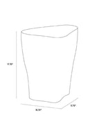 White Freeform Indoor/Outdoor End Table S | Splendido Dali | Oroa.com