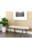 Oval Upholstered Bench | Splendido Gwen | Oroa.com