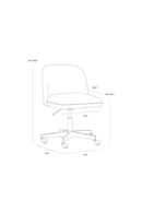 White Adjustable Office Chair | Splendido Kenna | Oroa.com