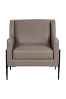 Gray Leather Modern Lounge Chair | Splendido Talula | Oroa.com