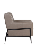 Gray Leather Modern Lounge Chair | Splendido Talula | Oroa.com