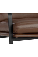 Brown Leather Industrial Lounge Chair | Splendido Sterling | Oroa.com