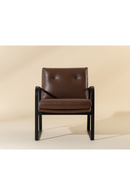 Brown Leather Industrial Lounge Chair | Splendido Sterling | Oroa.com