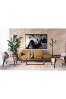 Light Gray Leather Lounge Chair | Splendido Neymar | Oroa.com