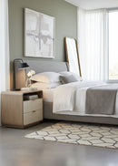 Cream Acacia 2-Drawer Nightstand | Splendido Kayden | Oroa.com