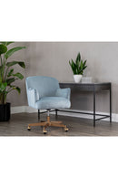 Boucle Swivel Office Chair | Splendido Karina | Oroa.com