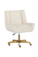 White Upholstered Office Chair | Splendido Mirian | Oroa.com
