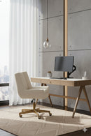 White Upholstered Office Chair | Splendido Mirian | Oroa.com
