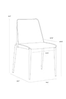 Leather Look Stackable Dining Chair | Splendido Renee | Oroa.com