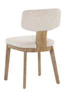 Cream Fabric Dining Chairs (2) | Splendido Rickett | Oroa.com