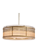 Clear Fluted Glass Chandelier L | Splendido Kore | Oroa.com